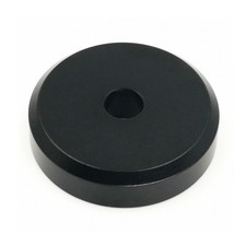 45 RPM Record Adapter Aluminum Turntable Adapter for Vinyl Record Player Black