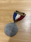 Vintage 1970s High School Football Medal with Ribbon Pinback Def. Back Of Week — photo 5