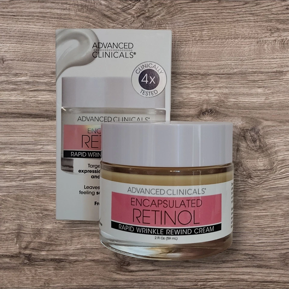 Advanced Clinicals Anti-Age RETINOL WRINKLE REWIND CREAM 2 fl oz FRAGRANCE FREE - Image 2 of 4
