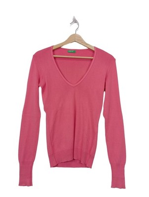 UNITED COLORS OF BENETTON Feinstrickpullover Damen Pullover Gr. DE 40 pink