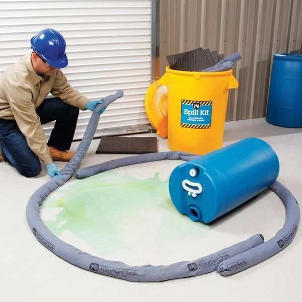 Pig Kit2400 Spill Kit, 21 Gal Volume Absorbed Per Kit, 32 Gal Capacity, Can, - Image 3 of 3