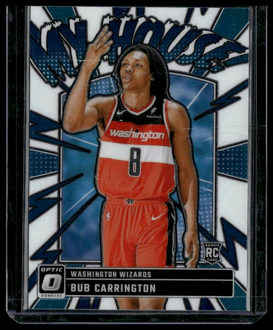 BUB CARRINGTON 2024-25 Donruss Optic My House RC #8