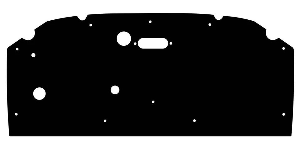 Almohadilla aislante amortiguador de sonido Firewall para 1935-1936 LaSalle serie 50 Foto 3 de 4