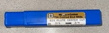 Niagara Cutter 6 Flute Center Cut 3/4x3/4x3x5.1/4 Titanium Nitride Mill Bit
