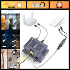 150W PoE Injector Splitter for Starlink Mini/Mini X 12V Step-Up, Gigabit, USB-