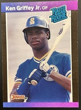 Ken Griffey Jr 1989 Leaf Rated Rookie #33 Seattle Mariners RC EX-NRMT