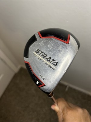 Strata Titanium Composite Golf Driver 3 Regular Flex, 15.5'' Bounce, Right-Handed