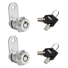 2 Tubular Cam Lock 5/8" Camper Drawer Toolbox Cabinet Removable Keyed Alike
