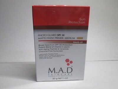 M.A.D skincare photo guard SPF 50 matte finish primer medium  30g exp 2029 NEW