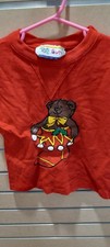 Vintage Tots Town Baby Toddler Christmas Teddy Bear T-Shirt Size 3T