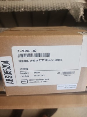 Abbott Regency Solenoid, Load Or STAT  Divertor 7-93809-02