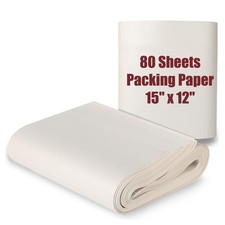 80 Sheets 15x12 Inch Packing Paper Sheets Newsprint Paper Packaging for Moving