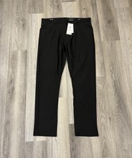 Kenneth Cole Tech Pants 38x32 Sunset Collection Wicking Shape Retention Black