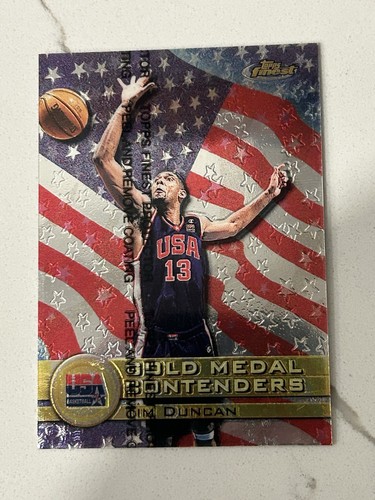Tim Duncan [Gold Refractor] #225 card