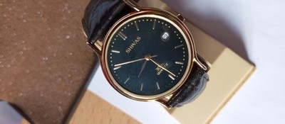 Shivas Quartz Herrenuhr inkl. Batterie Datum Chic Vintage