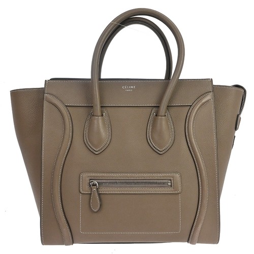 Celine Brown Mini Luggage Tote Handbag F-LA-0174 F-CT-0164 179067