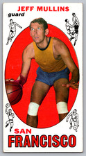 1969-70 TOPPS #70 JEFF MULLINS SAN FRANCISCO WARRIORS ROOKIE