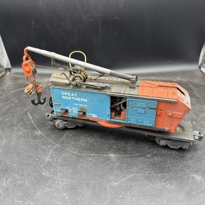 Postwar Lionel Custom Logging Car Crane Automated For Repair