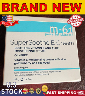 M-61 Super Soothe E Cream Vitamin E & Aloe Moisturizing Oil Free 1.7 oz  | NEW
