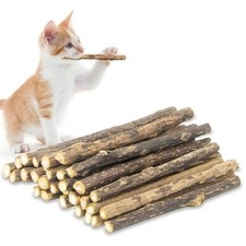 15 PCS Catnip Sticks Organic Cat Chew Toys Natural Plant Matatabi Silvervine