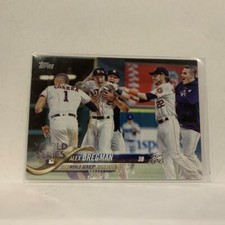 #39 Alex Bregman Houston Astros World series Highlights Series 1 2018 Topps Base