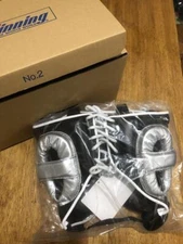 Winning Boxing Head gear Face Guard FG-2900 Black Silver size L JAPAN