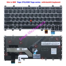 New for lenovo IBM Thinkpad Yoga 370,X380 Yoga laptop US keyboard with-backlit