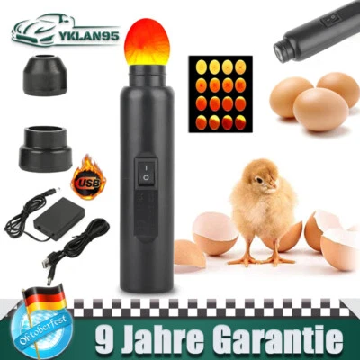 MARKENLOS Schierlampe Bruteier Hühnereier Brutmaschine Vollautomatisch LED Licht Inkubator