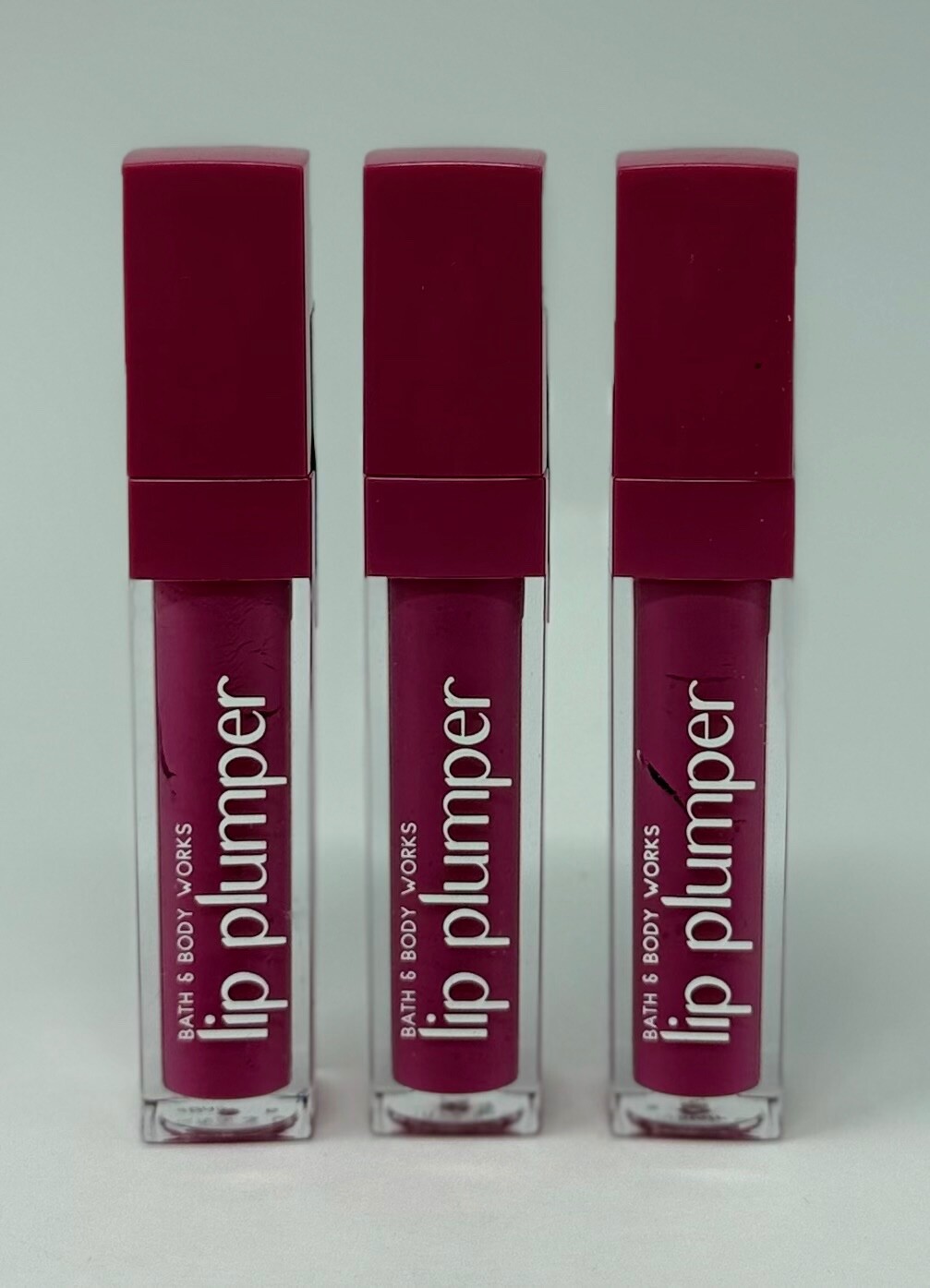 Bath & Body Works Pink Lip Plumper Gloss Shine Balm in Pinking Of You