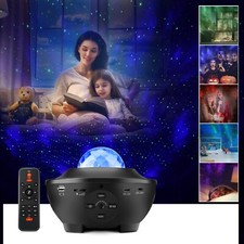 Projector Galaxy Starry Night Light Ocean Star Party Speaker LED Lamp w/ Remote