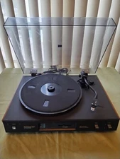 QUADRAFLEX REFERENCE 610T TURNTABLE WORKING DIRECT DRIVE SEMI AUTO AT CART