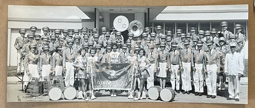 1970s Vintage PHOTOS Clearwater FL OAK GROVE JR HIGH BAND Color + B&W Set COA - Picture 3 of 10