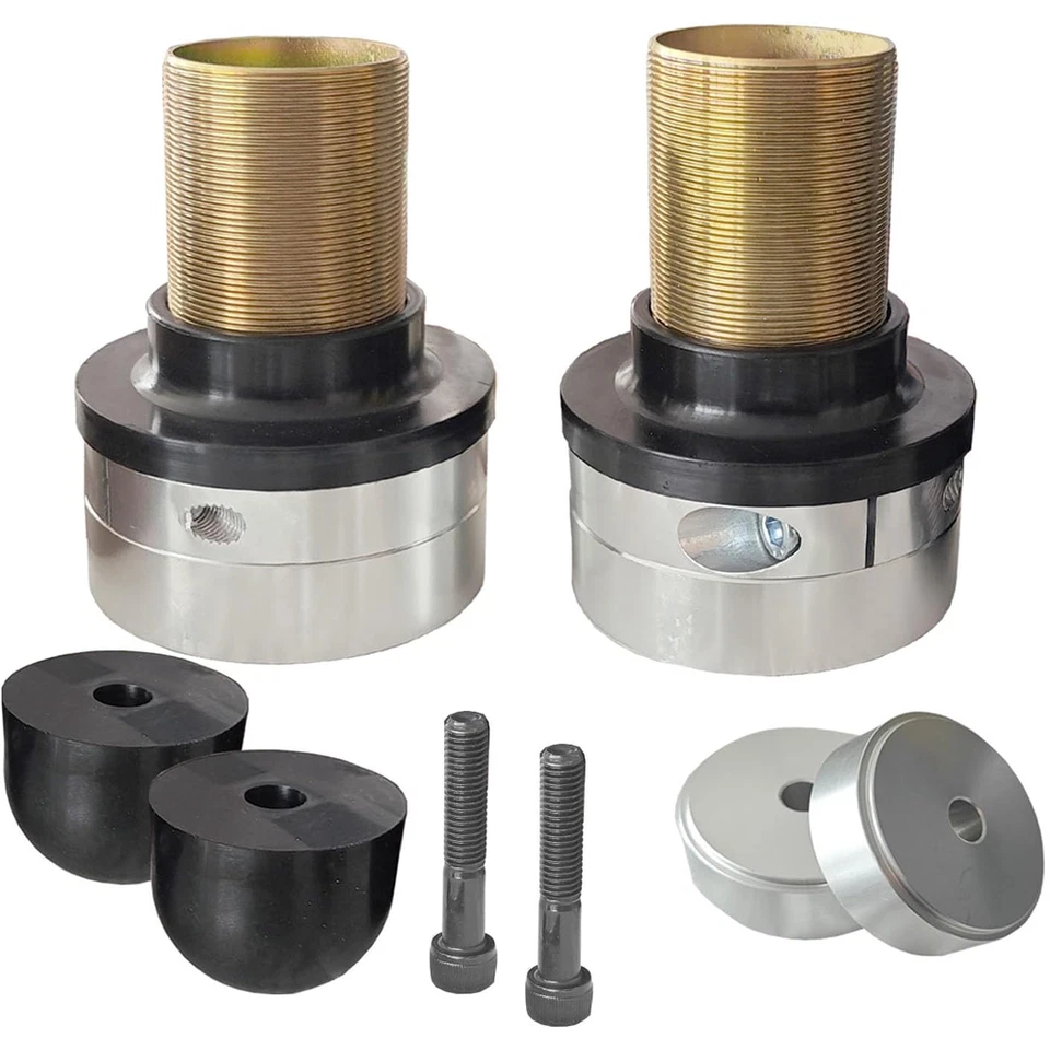 Front Adjustable Coil Spacer Kit for 84-01 Jeep Cherokee XJ Comanche MJ / Pair Foto 2 de 4