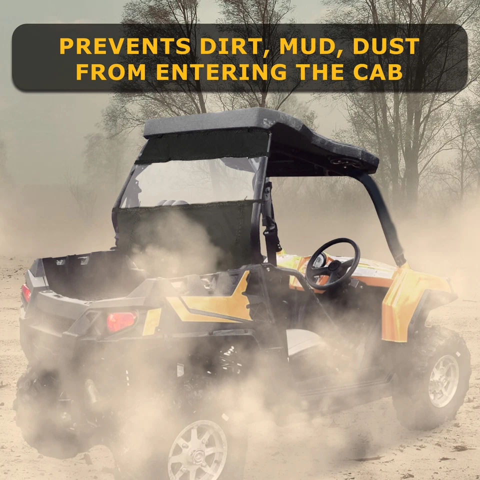 Rear Soft Window Windshield Dust Kit For Polaris RZR 570 Models 2014-2020 - Image 3 of 4