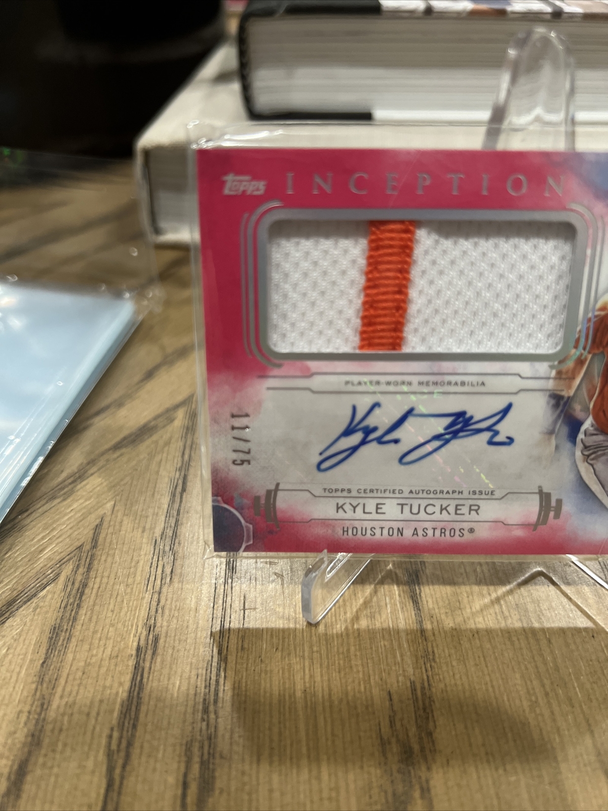 2019 TOPPS Inception Kyle Tucker GAME USED JUMBO RELIC PATCH AUTO 
