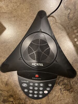 Nortel Polycom SoundStation2 2501-15100-601 Audio Conferencing Phone Base Unit
