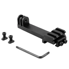 2in1 Rail Adapter Action Camera Pistol Airsoft Gun Mount For Go-pro Hero Sony