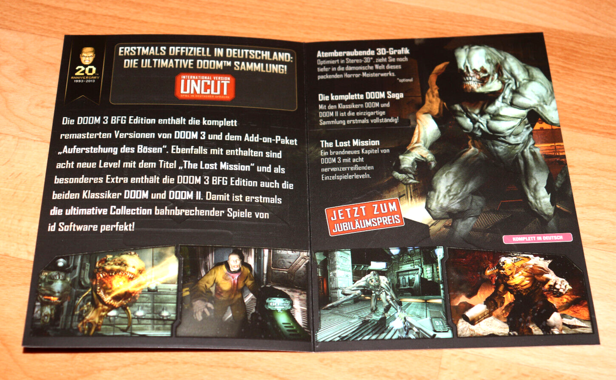 Jeux Vidéo Doom 3 BFG Xbox 360 d'occasion