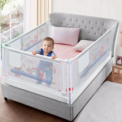 Une Barriere De Lit De Bebe Cloture De Securite Garde Corps Pour Enfants Ebay
