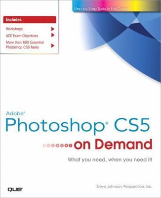Adobe Photoshop Cs5 on Demand  paperback Used - Very Good