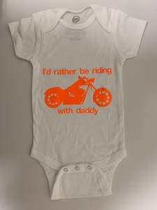 Prefiero Ser Motocicleta Para Montar Con Papa Bebe Traje De Una Pieza Talla 3 6 Meses Ebay
