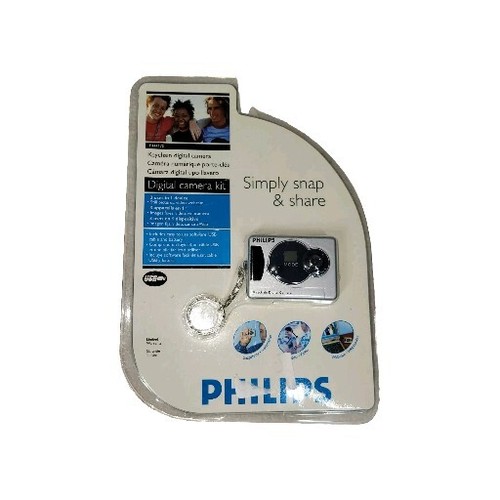 Philips Simply Snap & Share Keychain Digital Camera Kit P44417P Factory