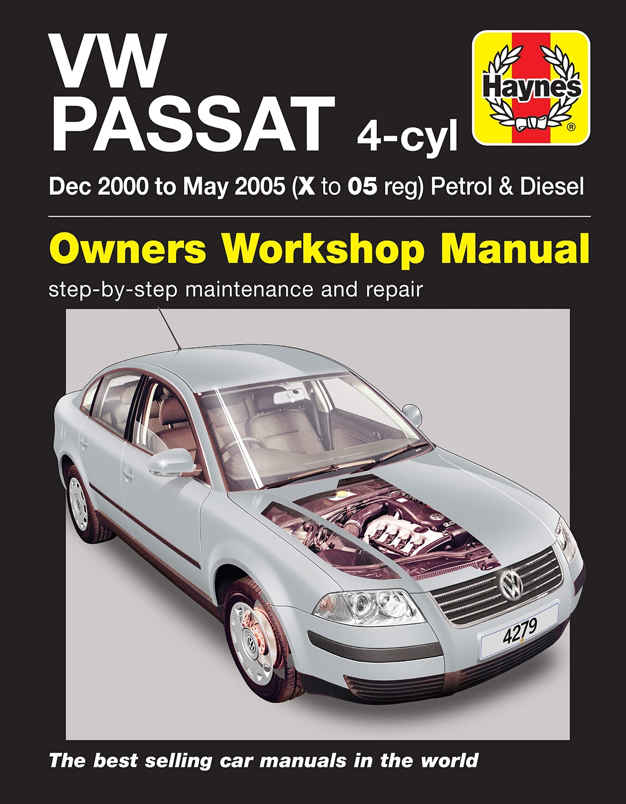 VW Passat Petrol & Diesel (Dec 00 - May 05) Haynes Repair Manual (x7y)