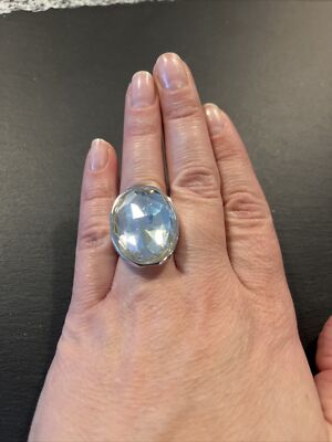 Swarovski スワロフスキー　52号 リング シルバーカラー クリスタル Swarovski Crystal Ring Size 52 | eBay