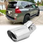 1x Stainless Steel Rear Exhaust Pipe Tail Muffler Tip Trim For Lexus GX460 GX400