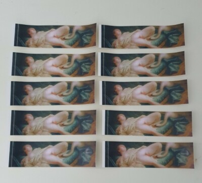 10x SS19 Supreme Leda and the Swan box logo stickers
