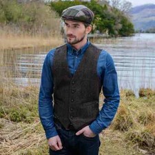 Irish Tweed Vest for Men Vest-3351 