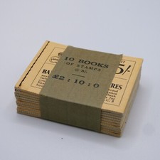1936 KEVIII 5s Buff Booklet Complete Pack of Ten with Wrapper SG BC4