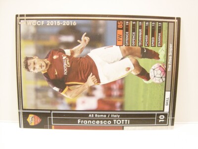 Panini WCCF 2015-16 Francesco Totti 1976 Italy No.10 AS Roma