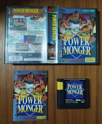 SEGA Mega Drive: Power Monger CIB Komplett! NTSC JAP EA BULLFROG
